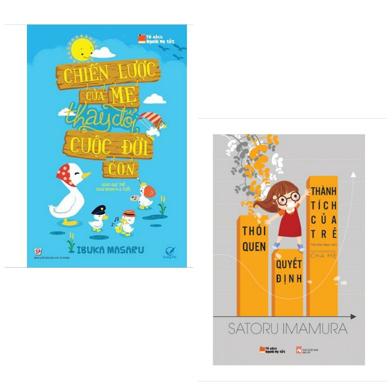 Combo 2 cuốn sách Nuôi Dạy Con Hay : Chiến Lược Của Mẹ Thay Đổi Cuộc Đời Con + Thói Quen Quyết Định Thành Tích Của Trẻ
