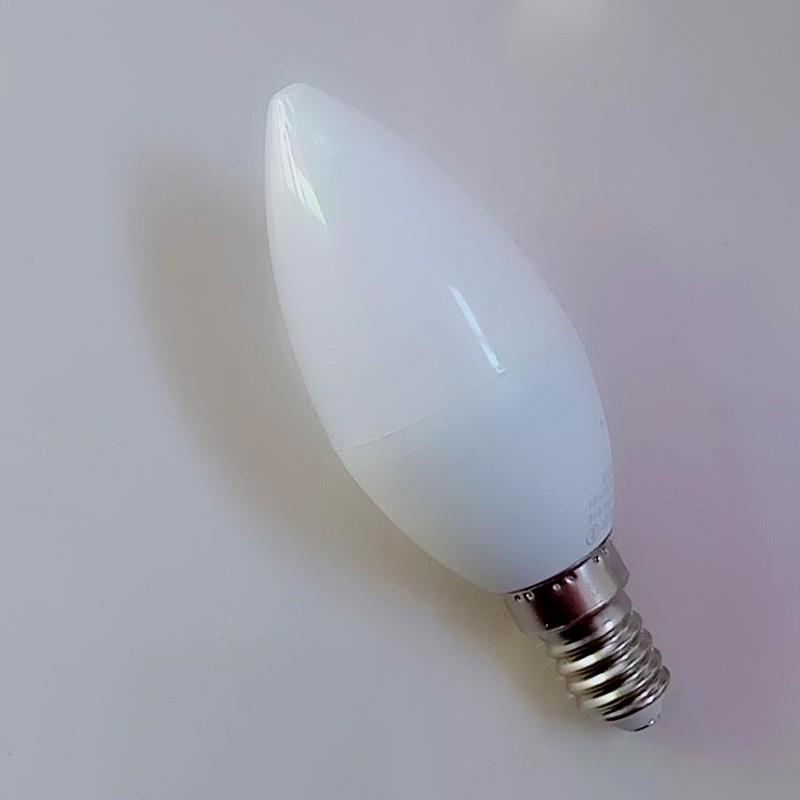 Bóng đèn led E14 E27 220v 3w 5w 7w hình nến độ sáng cao tiện lợi