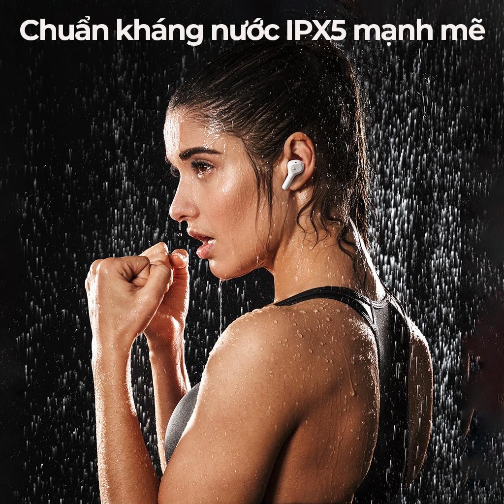 Tai Nghe Bluetooth Không Dây TWS AUKEY EP-T25, BT 5.0, Nghe 25H, Cảm Ứng, Chống Nước IPX5, Nghe Độc Lập 2 Tai - Hàng Chính Hãng