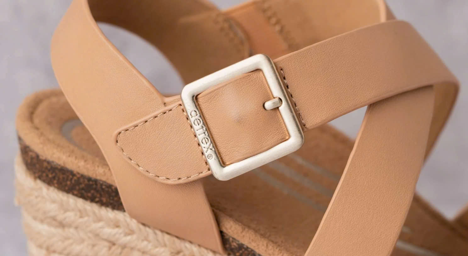 Sandal cao gót sức khỏe nữ Aetrex Anna Sand - Giày đế xuồng gót cao 8p, đệm nâng vòm, mềm nhẹ