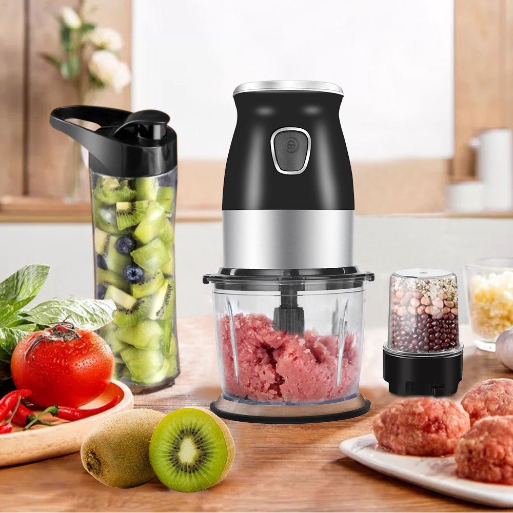 Máy Xay Đa Năng Thực Phẩm Mishio MK258 1.8 Lít – Kèm 2 Cối Xay - Hàng chính hãng