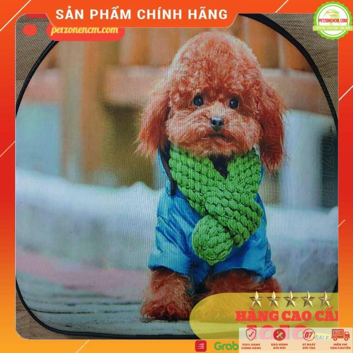 Túi vận chuyển chó mèo gấp gọn - túi du lịch,In hình 3D,size S vừa với chó < 6KG và Mèo < 10kg | PetZoneHCM