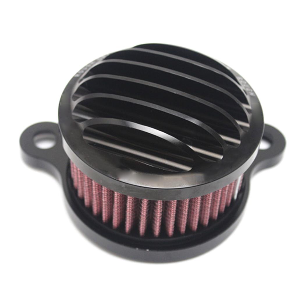 Retro Motorcycle Air Filter Fences for Harley-Davidson XL883 /1200 X48 Black