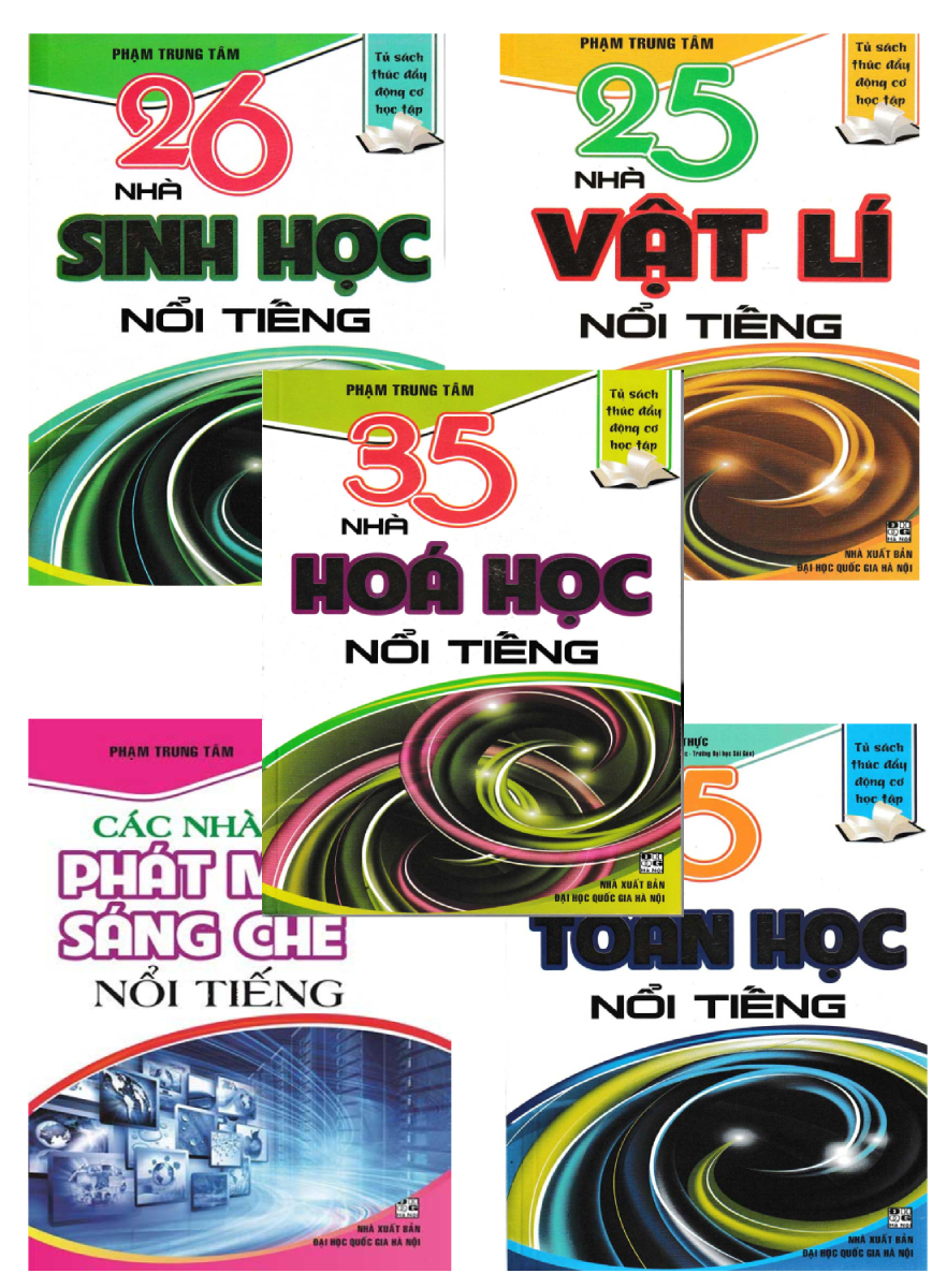 Combo Các Nhà Khoa Học Nổi Tiếng (Bộ 5 cuốn)