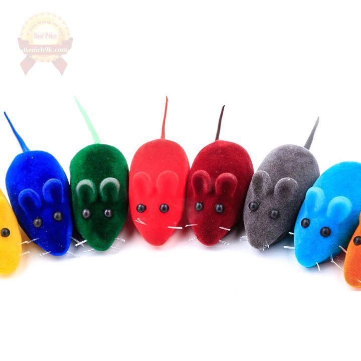 Chuột giả phát tiếng kêu đồ chơi mèo chó