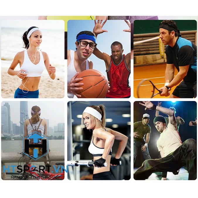 Băng Đô, Băng Trán Thể Thao Tập Gym Thể Hình Chạy Bộ Tennis Thấm Mồ Hôi Nam Nữ Headband Aolikes AL2108