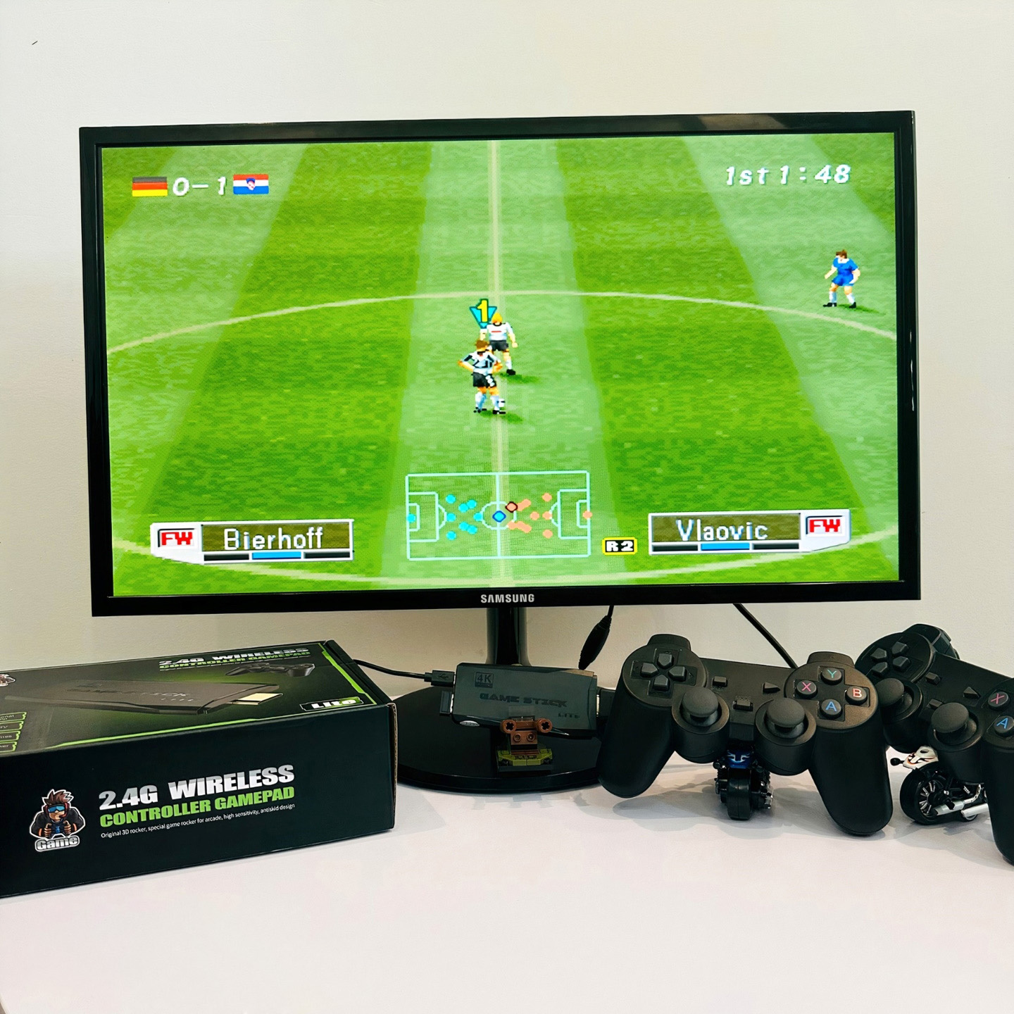 Máy Chơi Game 4 Nút HDMI 64gb - 10.000 Trò Chơi Cổ Điển 4 Nút