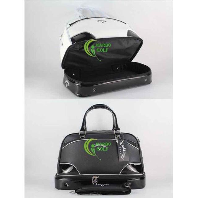 Túi đựng quần áo và giày golf bag thể thao da PU bóng cao cấp đựng phụ kiện cá nhân tiện lợi TD013