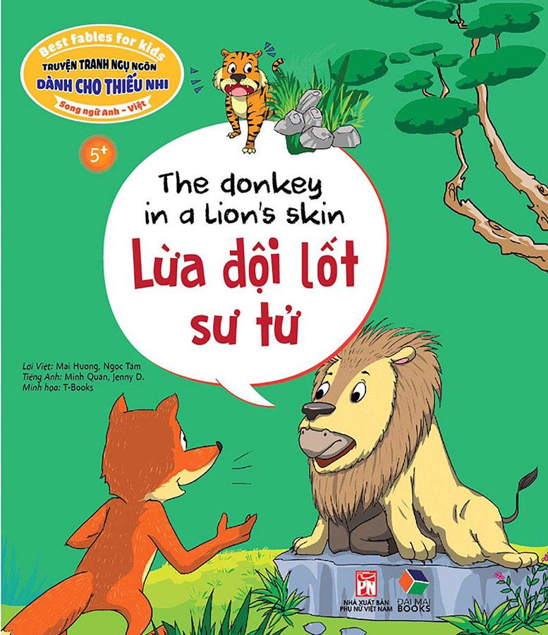 Sách Truyện Tranh Ngụ Ngôn Dành Cho Thiếu Nhi - Lừa Đội Lốt Sư Tử
