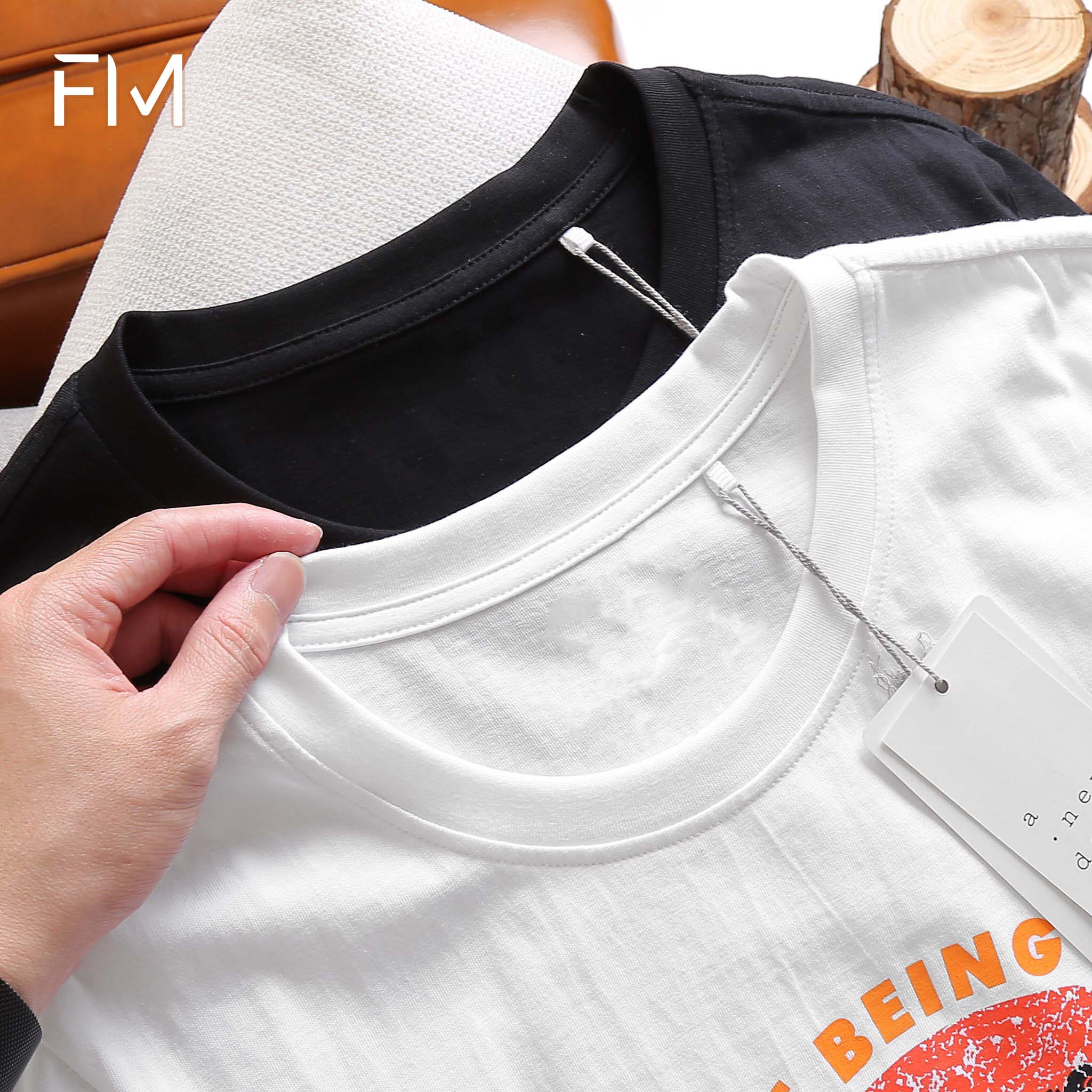 Áo Thun Cotton Nam Cổ Tròn Form Rộng In Hình Cá Tính, Trẻ Trung - FORMEN SHOP - FMPS168