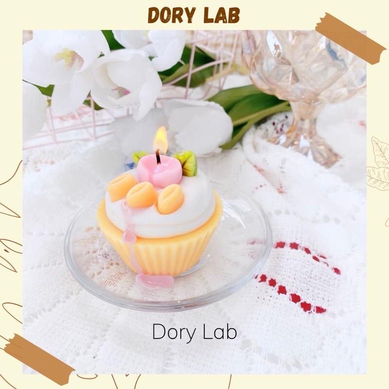 Set Tự Làm Nến Tại Nhà Bánh Cupcake Cherry - Dory Lab