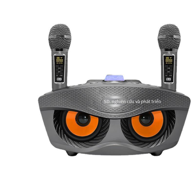Phong cách mới nhất phiên bản nâng cấp cú SD306plus gia đình KTV micro không dây âm thanh Bluetooth máy tất cả trong một điệp khúc đôi