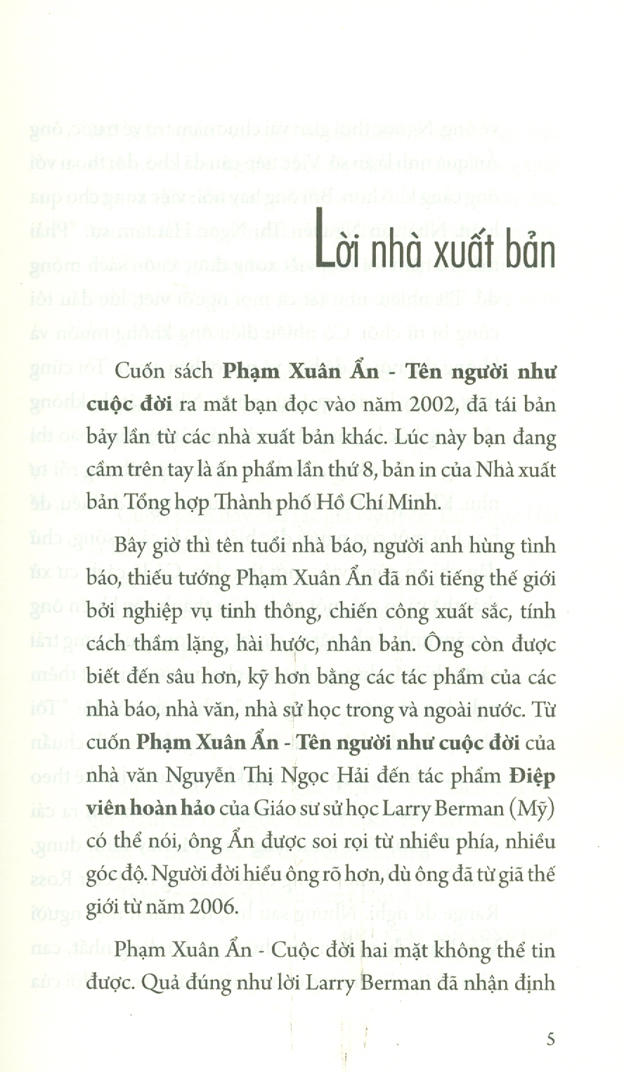 Phạm Xuân Ẩn Tên Người Như Cuộc Đời (Tái bản 2024) - Nguyễn Thị Ngọc Hải