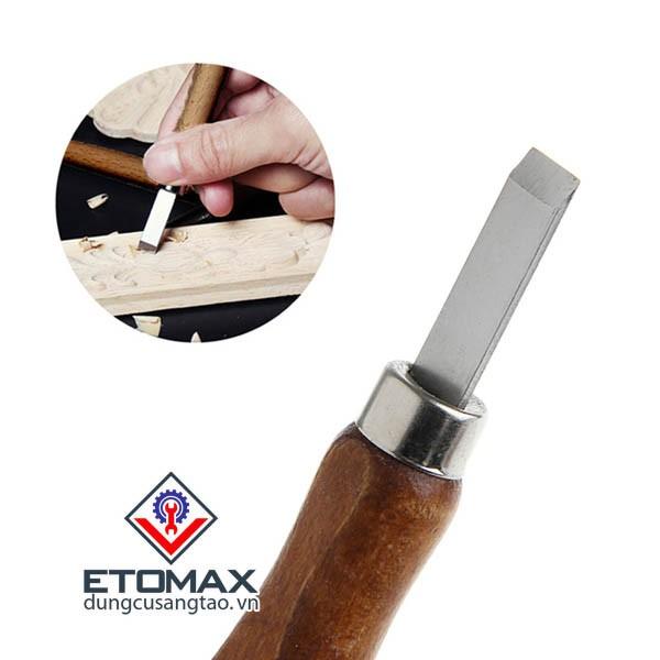 Bộ 8 dao khắc, đục tiện gỗ đa năng cao cấp