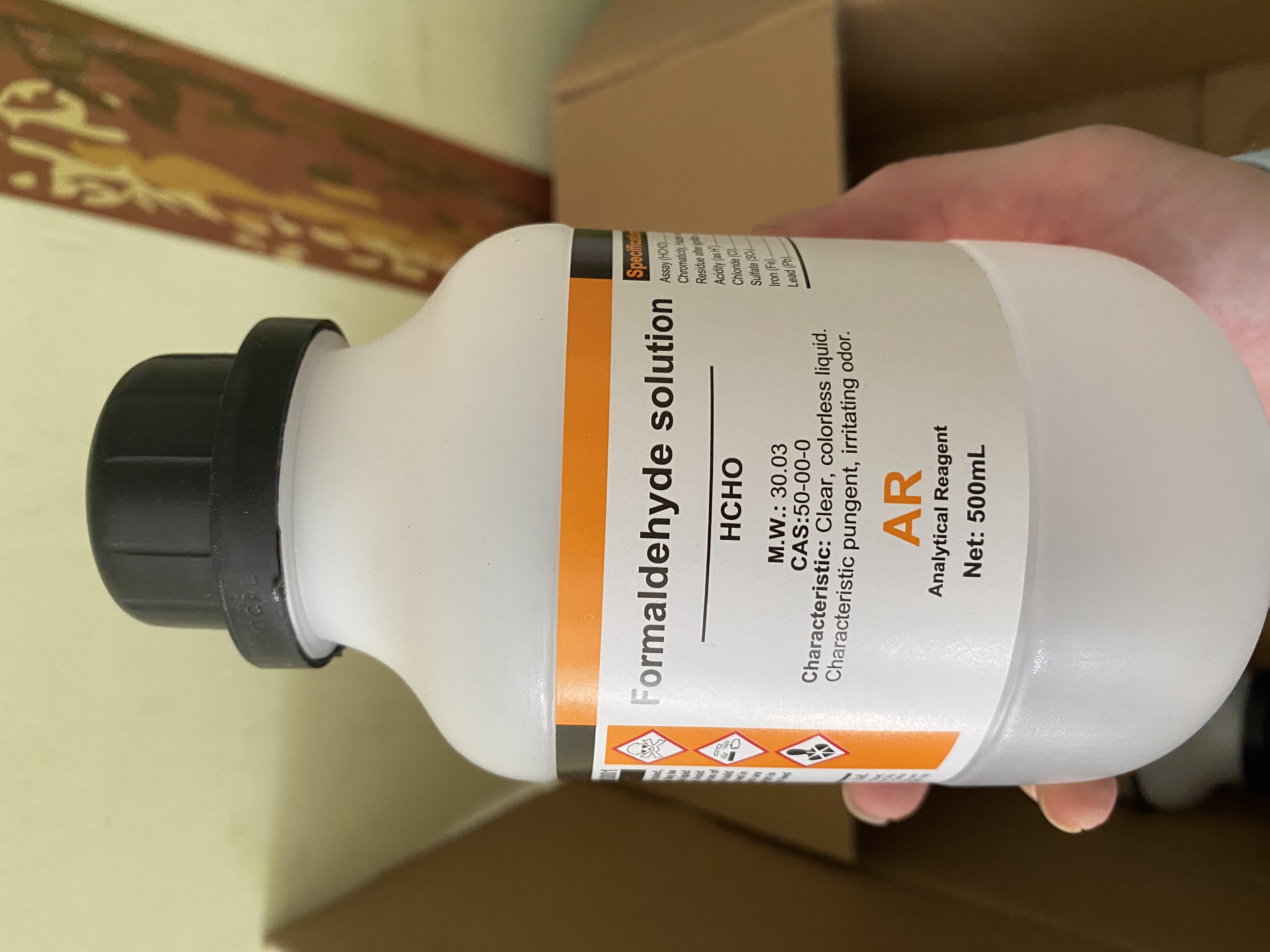 Formol chai 500ml xử lí nước