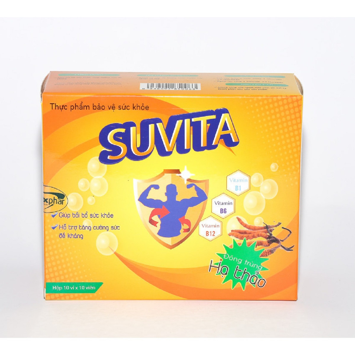 Iên Đạm Bổ SUVITA Bổ Sung Vitamin Tăng Cường Sức Khỏe, Giúp Cơ Thể Dẻo Dai Hộp 100 Viên