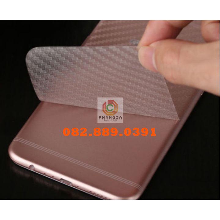 Miếng dán mặt lưng skin carbon dành cho Mobiistar Lai Yuna 1
