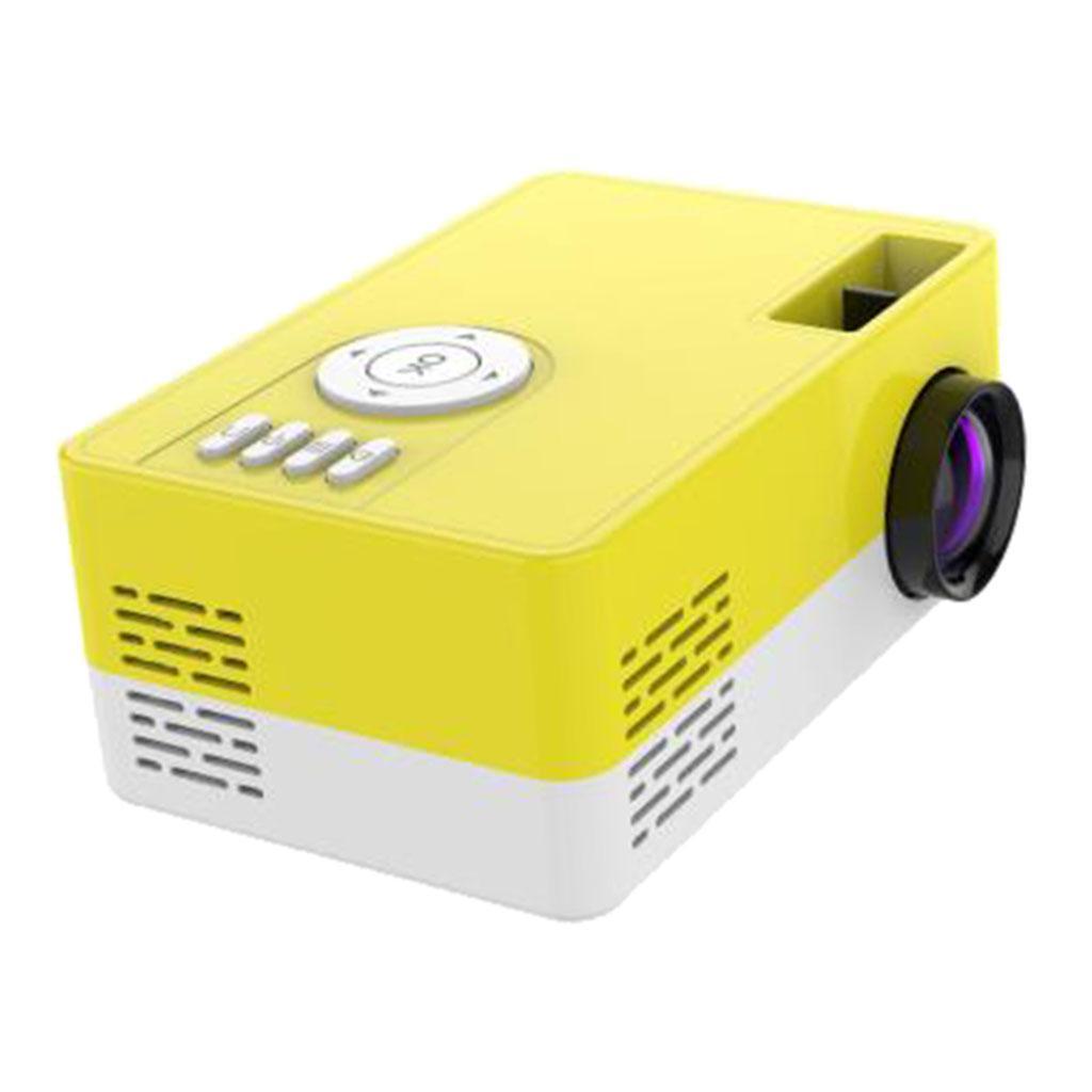 Mini Projector LED HD 1080P Home Movie Theater 20-60" Image US Plug