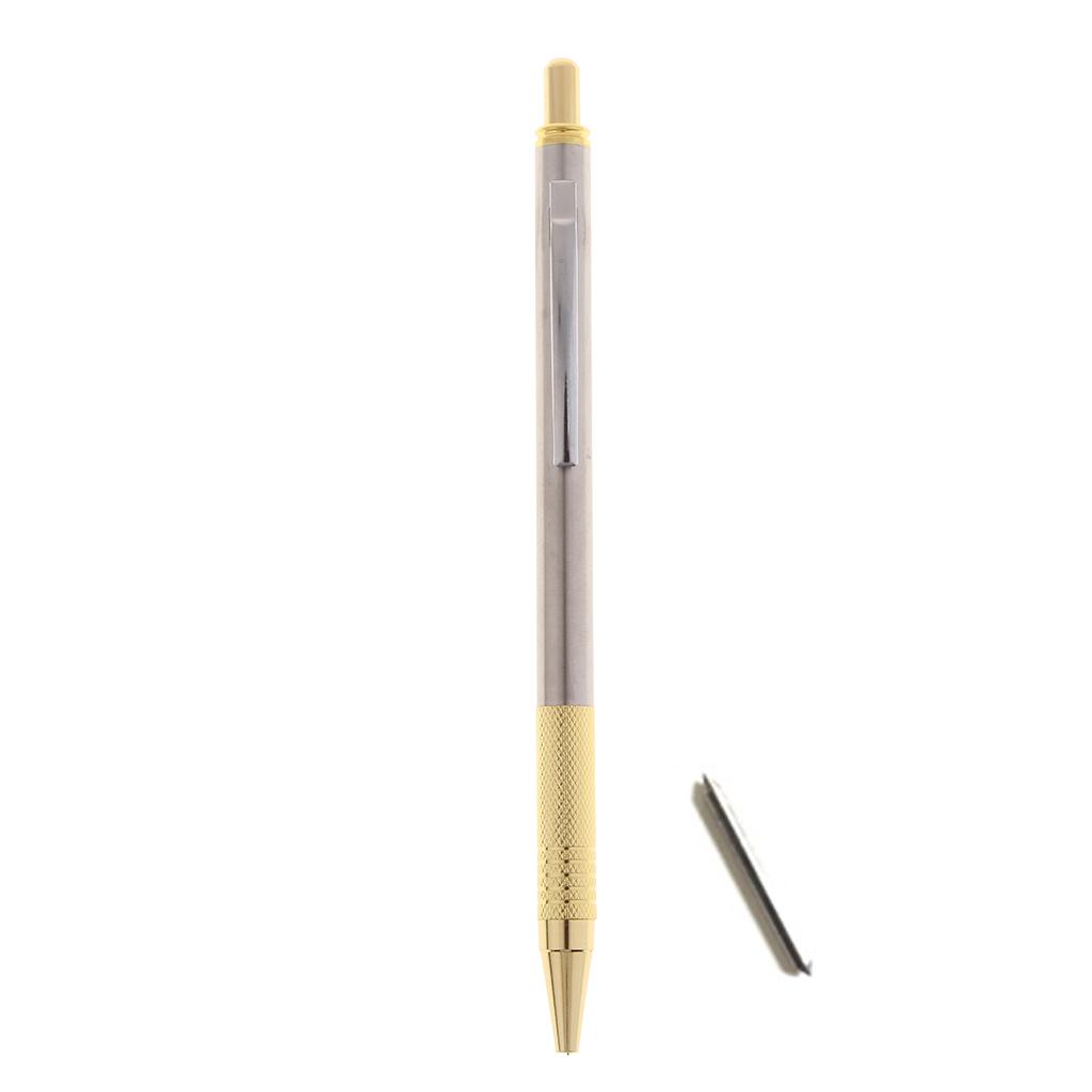 2xTungsten Carbide Scriber Pen Engraving Tool for Metal Glass Ceramic 2 gold