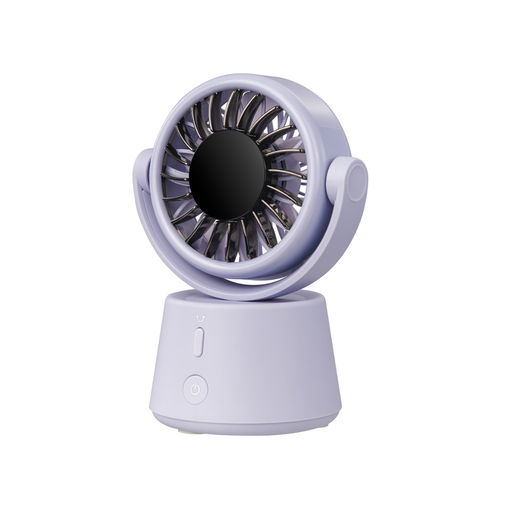 Quạt Để Bàn Mini 5 Mức Độ Gió Xoay Tròn Tự Động LocknLock Mini Desktop ENF336 2 Màu - Hàng Chính Hãng - JoyMall