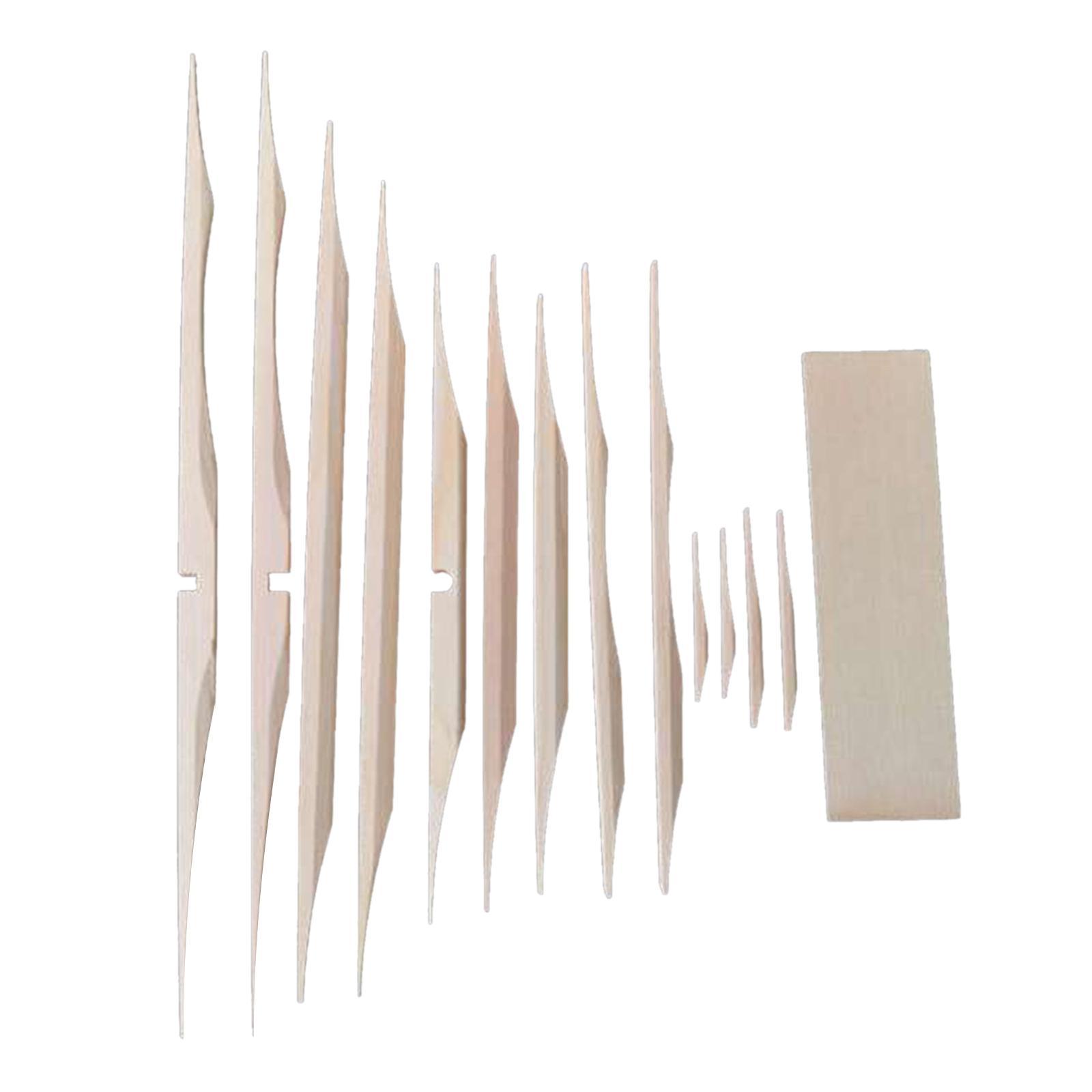 24Pcs Guitar Spruce Brace Kit Tools Accessories Luthier Wooden DIY Tools