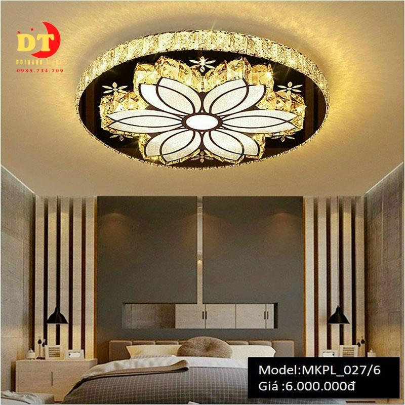 Đèn mâm phale ốp trần phòng khách bàn ăn, phong cách hiện đại HTLQ pl