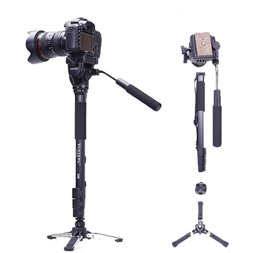 MONOTRIPOD CHÂN XÒE YUNTENG VCT-288 DÀNH CHO MÁY ẢNH, MÁY QUAY hàng chính hãng