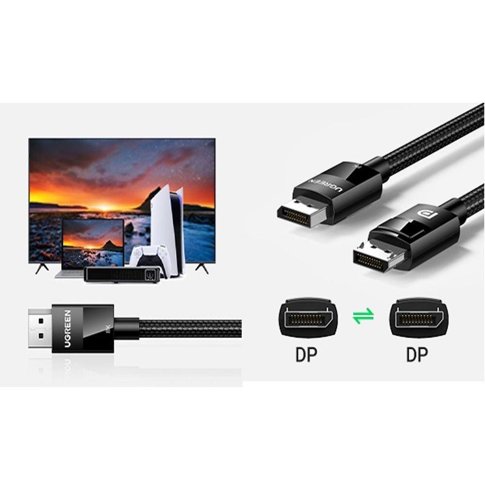 Cáp Displayport (DP) 1.4 Hỗ Trợ 8K@60Hz | 80390 80391 80392 80393 80394 | Bảo Hành 18 Tháng