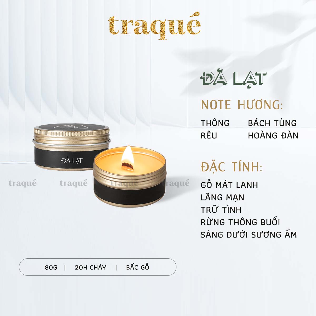 Nến thơm tinh dầu Aurae - dòng Signature -SX tại VN - ĐÀ LẠT