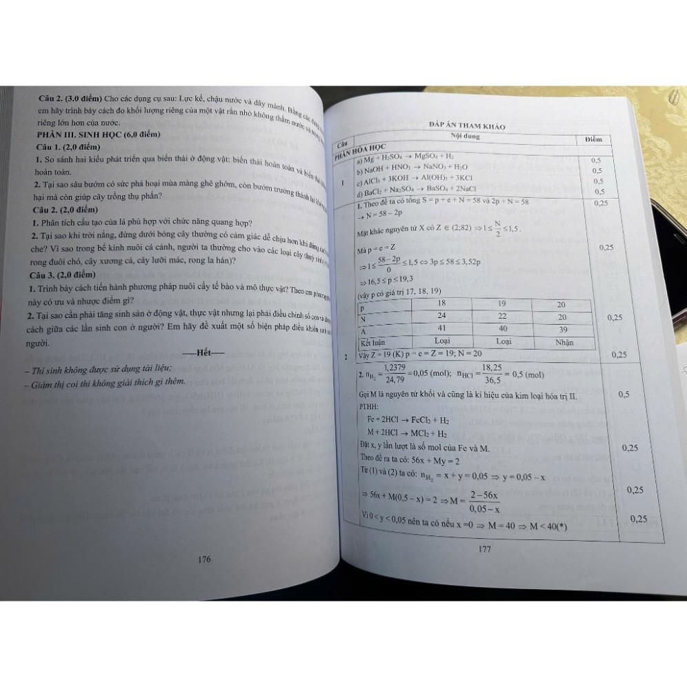 Sách - 38 Đề Thi Học Sinh Giỏi Khoa Học Tự Nhiên 8