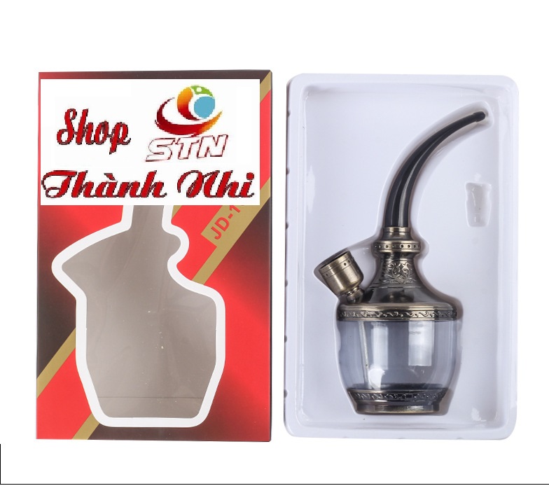 Tẩu thuốc lọc bằng nước giá rẻ, nhựa ABS, đẹp, bảo vệ sức khỏe ( màu giao ngẫu nhiên)