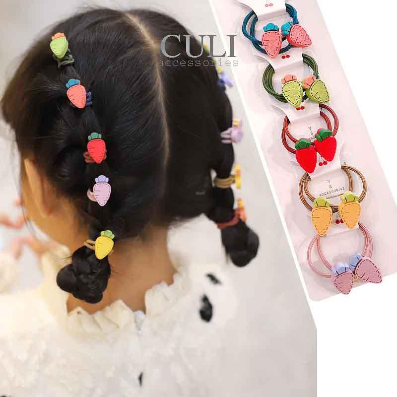 Set cột tóc hoạt hình, nhiều hình - màu siêu đáng yêu cho Bé gái