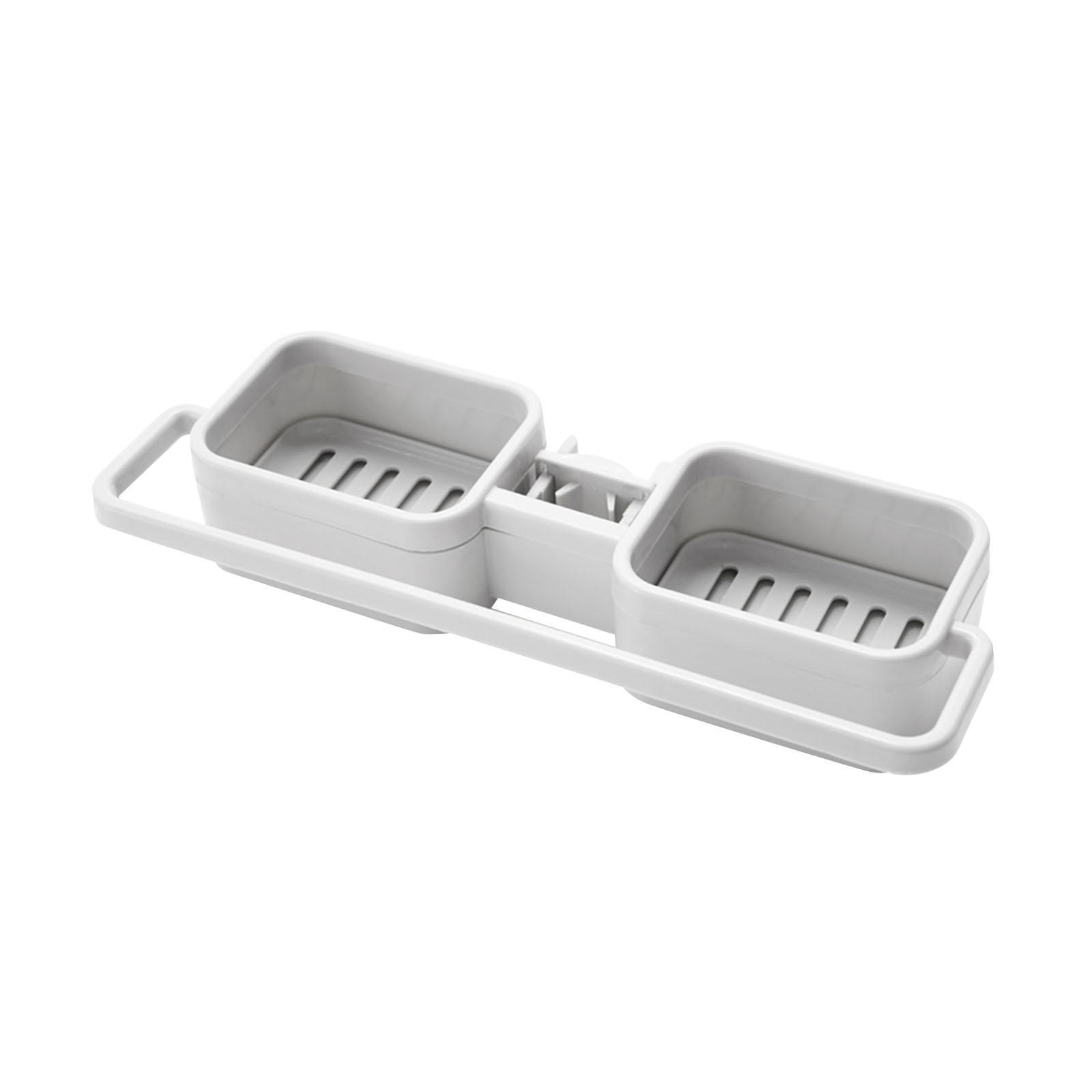 Faucet Drain Rack Sponge Dishcloth Shower Sink Storage Holder for Countertop