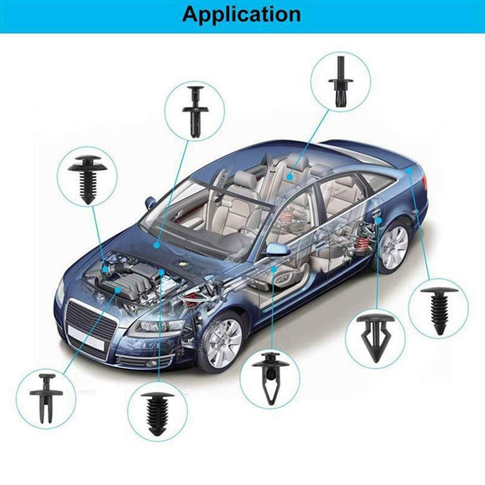 Bộ 446 Đinh Tán Nhựa Phụ Tùng Cho Xe Hơi