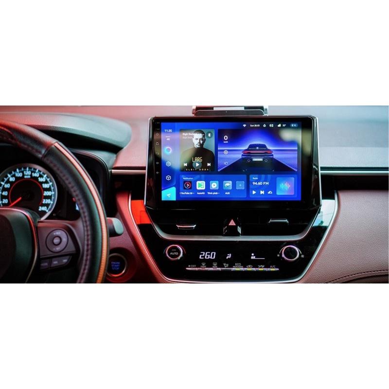 Mặt dưỡng kèm dây nguồn lắp màn android 10inch TOYOTA CROSS 2020-2022