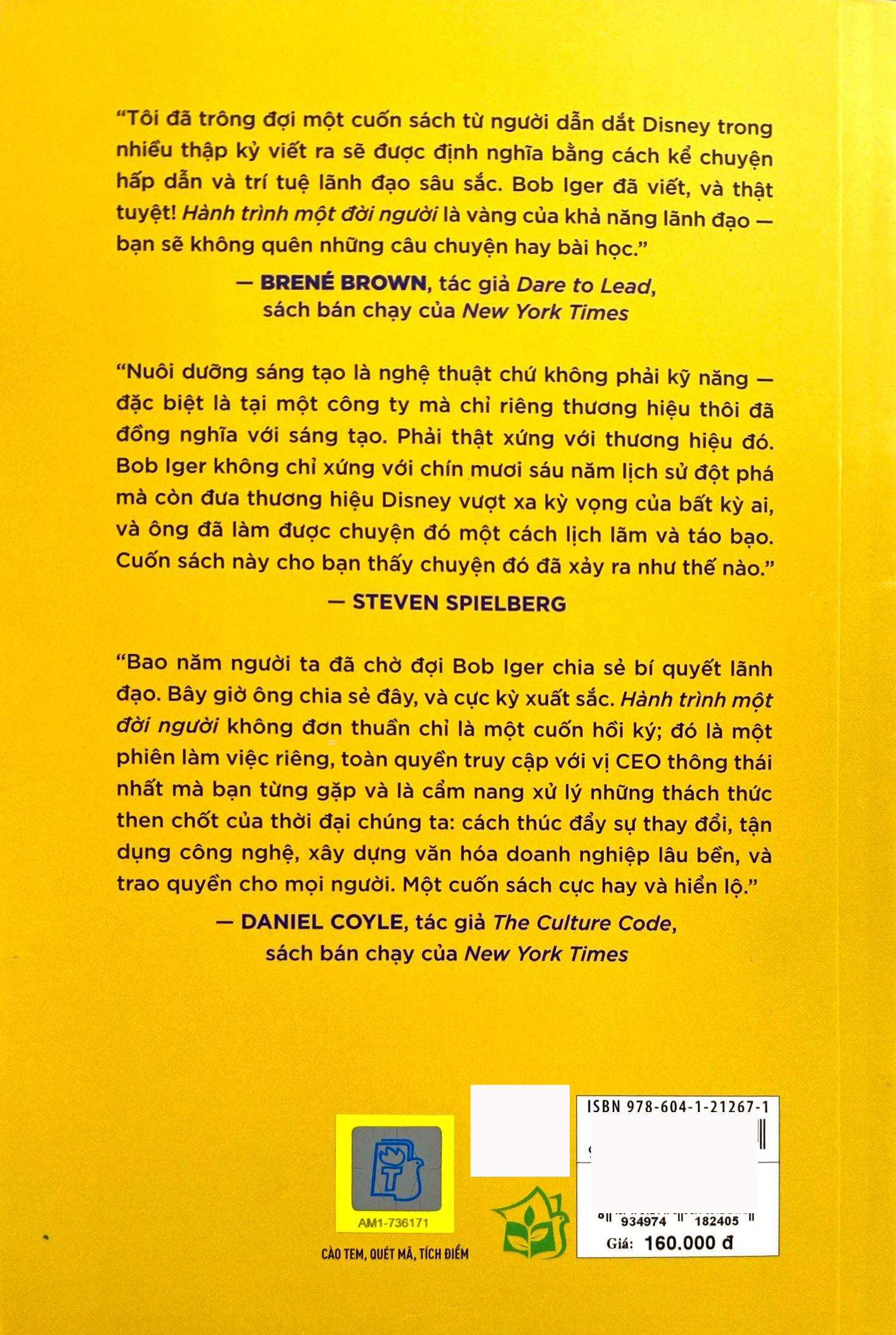 Hành Trình Một Đời Người: Những Đúc Kết Từ 15 Năm Ở Vị Trí Ceo Công Ty Walt Disney
