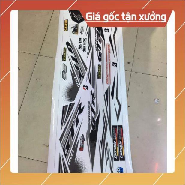 Tem rời winner trắng xám đen 3 lớp