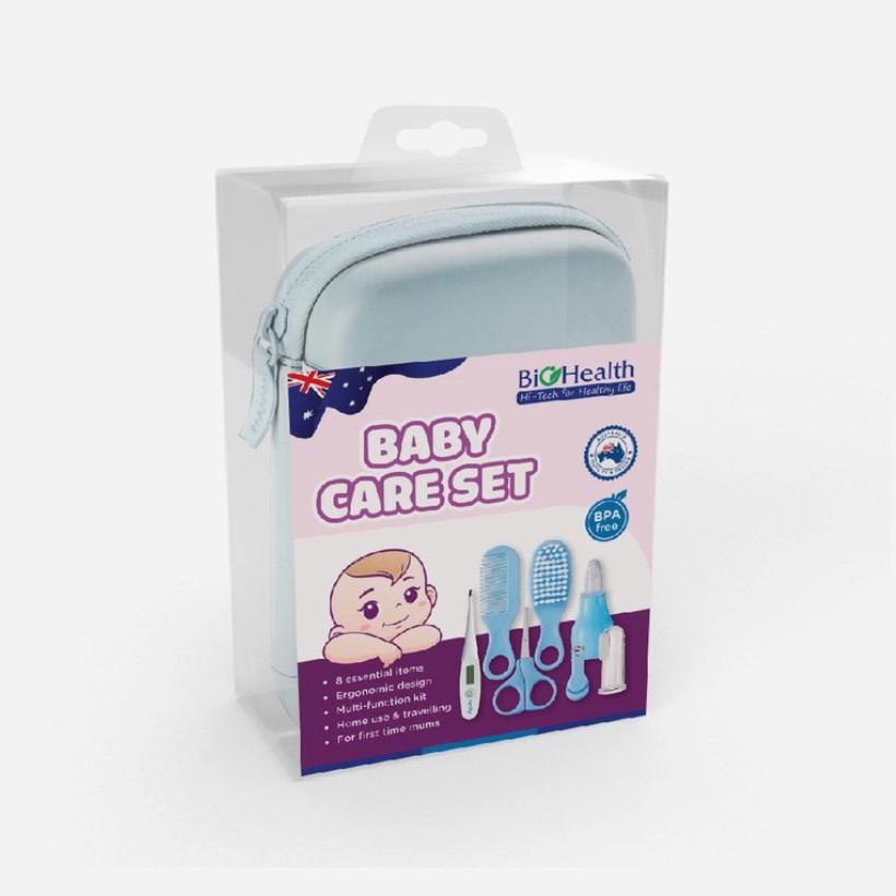 Bộ 11 phụ kiện chăm sóc trẻ em BioHealth Baby Care Set giữ vệ sinh cá nhân sạch sẽ, gọn gàng