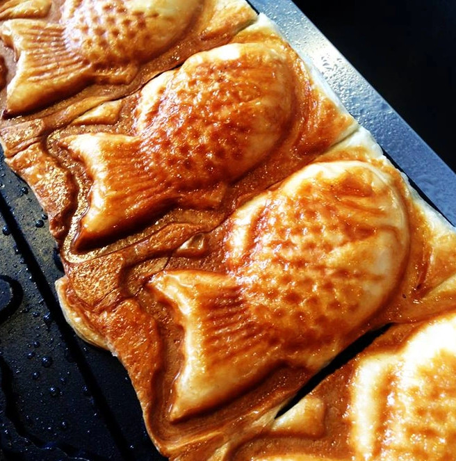 Máy làm bánh cá taiyaki công nghiệp 6 con