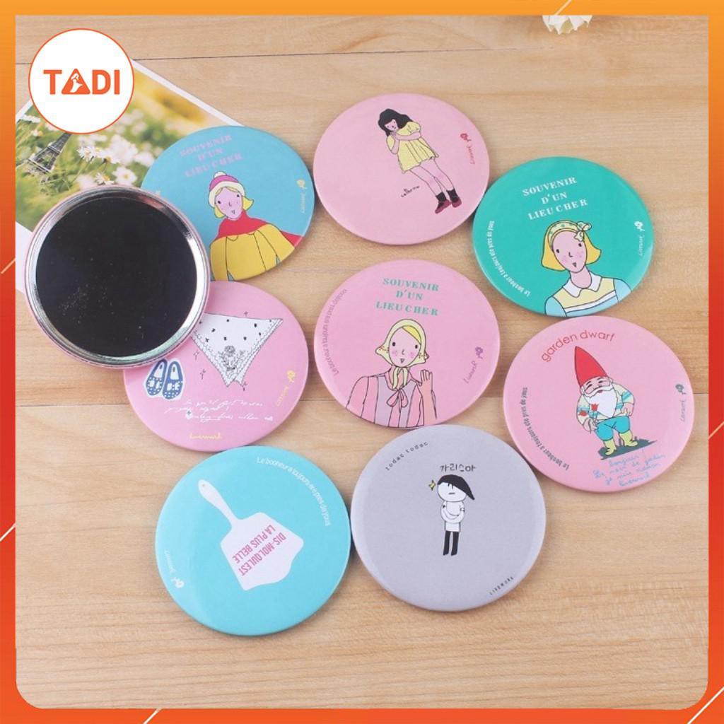 Gương mini bỏ túi siêu cute phong cách Hàn Quốc (có sẵn)