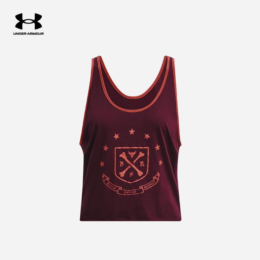 Áo ba lỗ thể thao nữ Under Armour Project Rock Q3 Arena - 1380185-600