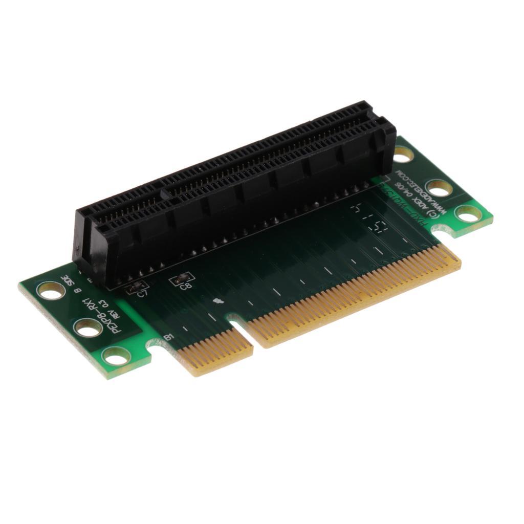 4Pcs PCIe 8X 90Degree Adapter Riser Card For 1U/2U Chassis