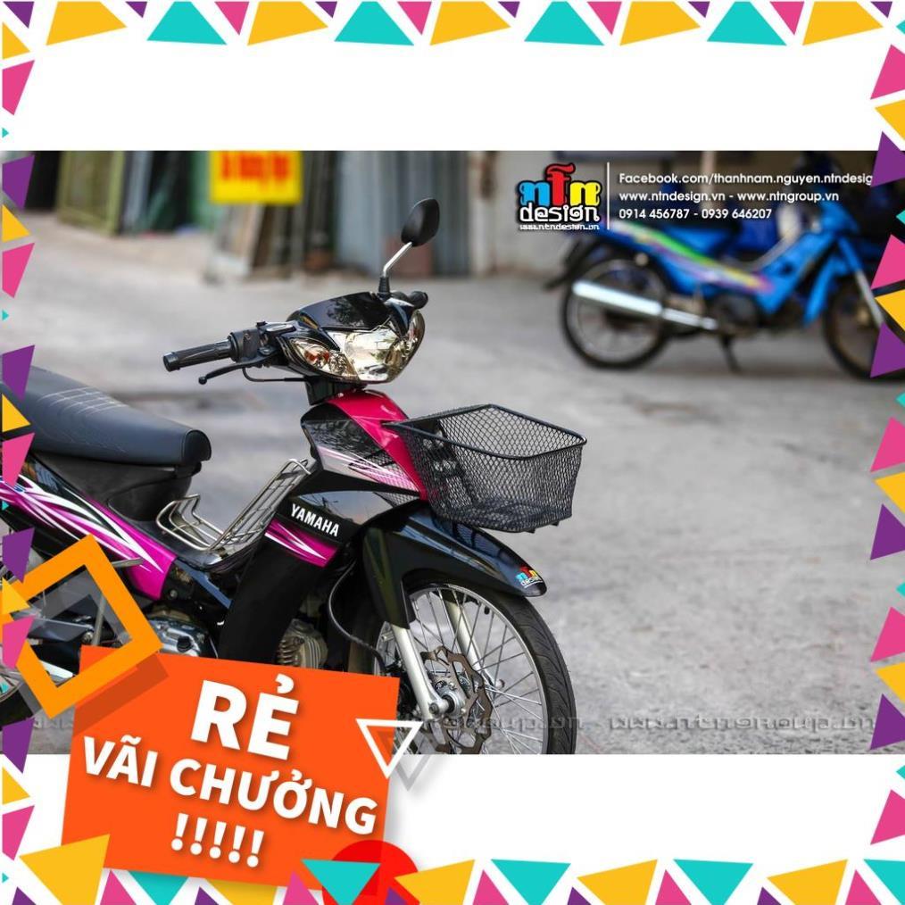 Tem Rời Sirius Mẫu Hoa Văn Hồng Đen Xanh