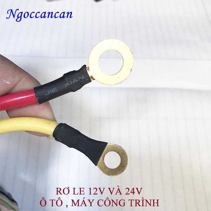 Rơ le phụ đề ô tô máy công trình 12v và 24v (loại tốt)