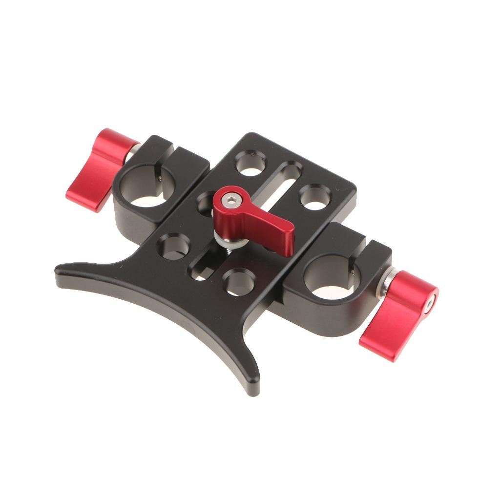 Lens Support Holder Bracket Rod Clamp For 15mm Rod Support Rail Rig