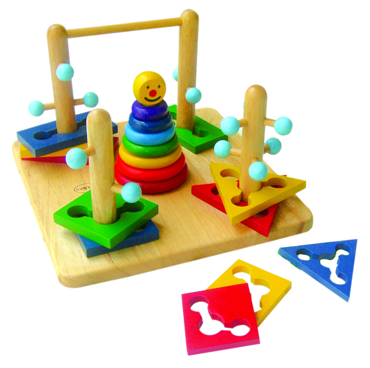 Đồ chơi thả hình khối cho bé, Đường luồn lý thú - Đồ chơi gỗ Winwintoys