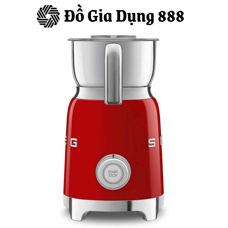 Máy Tạo Bọt Sữa Smeg MFF01RDEU Red Hàng Chính Hãng