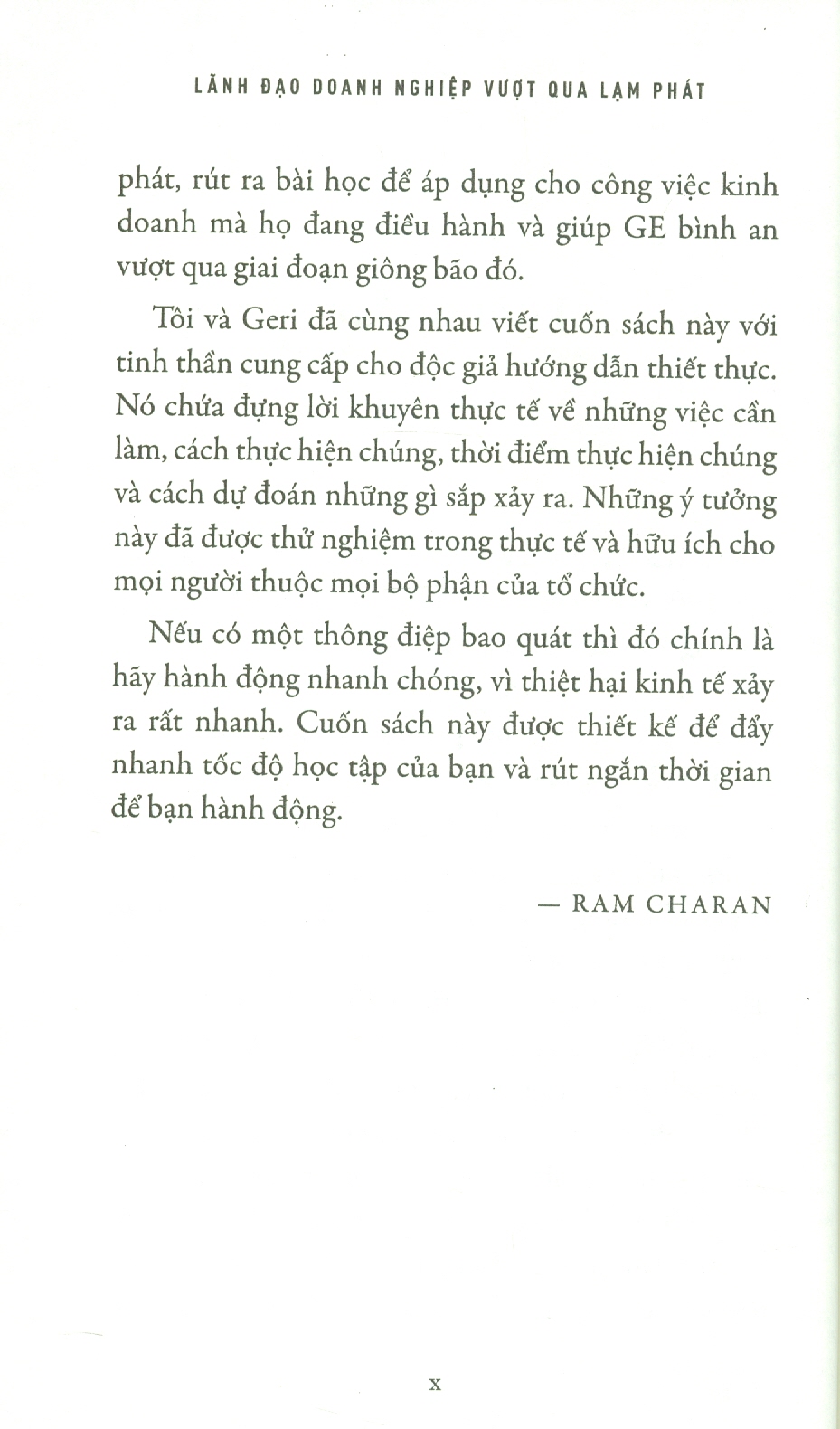 Lãnh Đạo Doanh Nghiệp Vượt Qua Lạm Phát