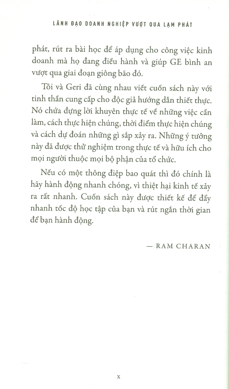 Lãnh Đạo Doanh Nghiệp Vượt Qua Lạm Phát