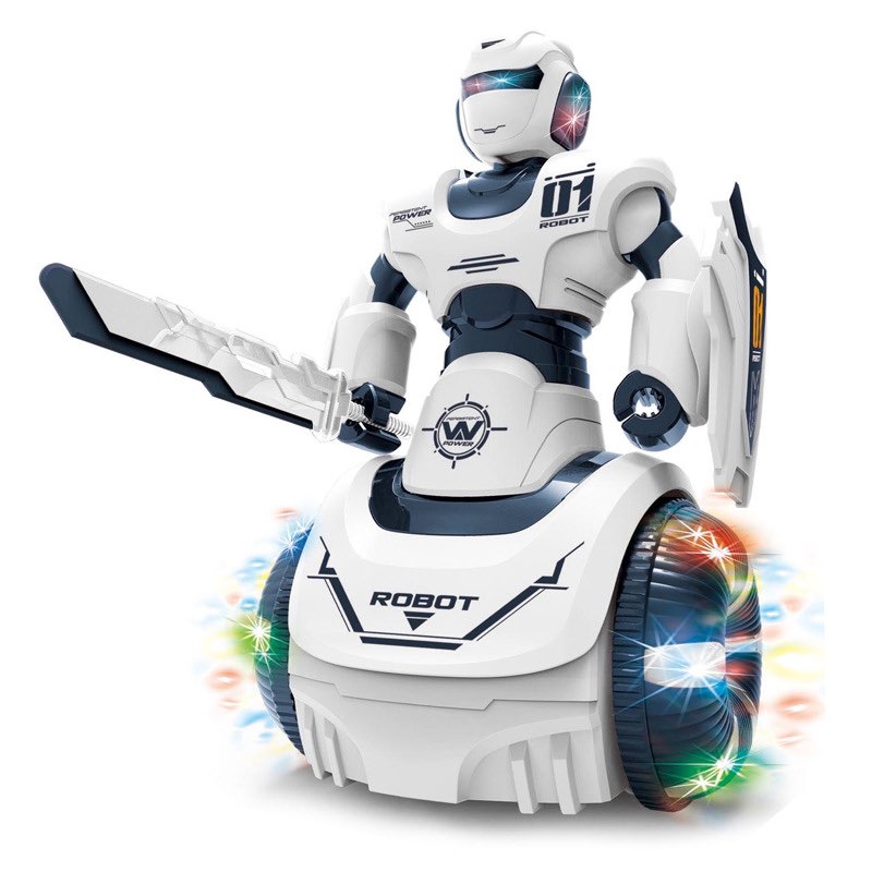 Đồ chơi siêu nhân Robot có nhạc nhảy và xoay 360 độ cực chất